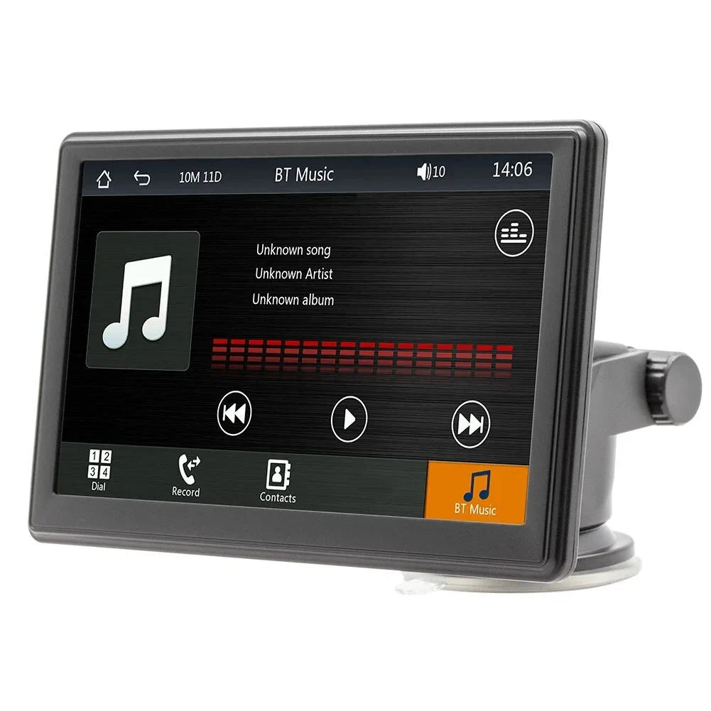 Autoradio MP5 Portable Double DIN 7” – Écran Tactile HD, Bluetooth 5.0, WiFi 2.4G/5G, Lecteur Multimédia Universel