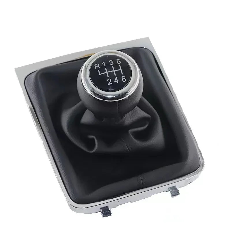 Pommeau de Levier de Vitesse pour Volkswagen Passat B6 (2005–2010) – Cuir PU & ABS Haute Qualité