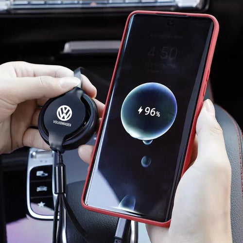 Câble de Charge Rapide 3-en-1 Type-C / Micro USB – Accessoire Voiture