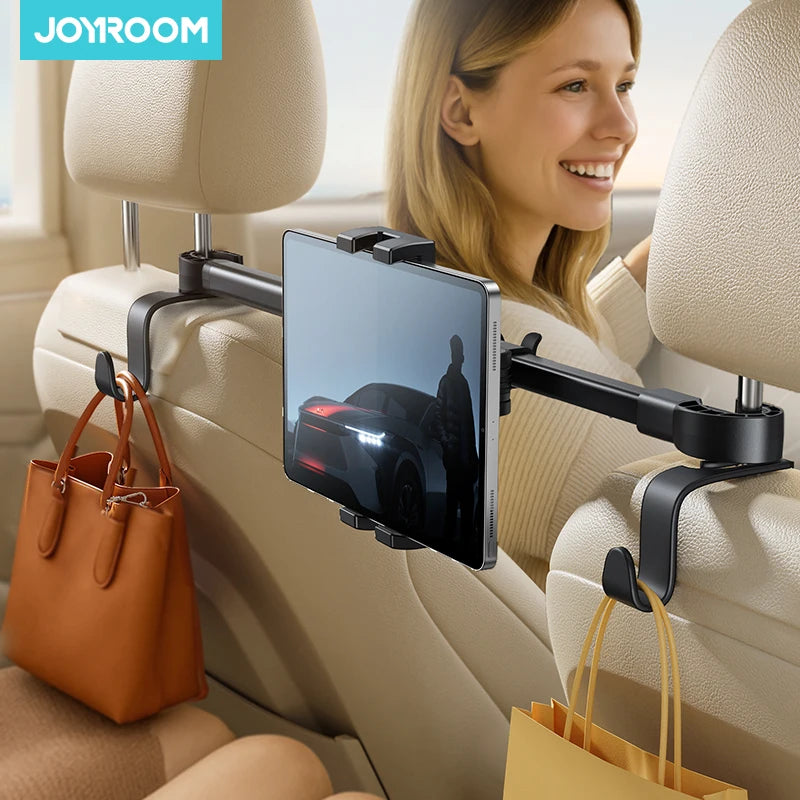 Support Tablette et Téléphone pour Appuie-Tête – JOYROOM JR-ZS380 – Bras Extensible 360°, Installation Facile