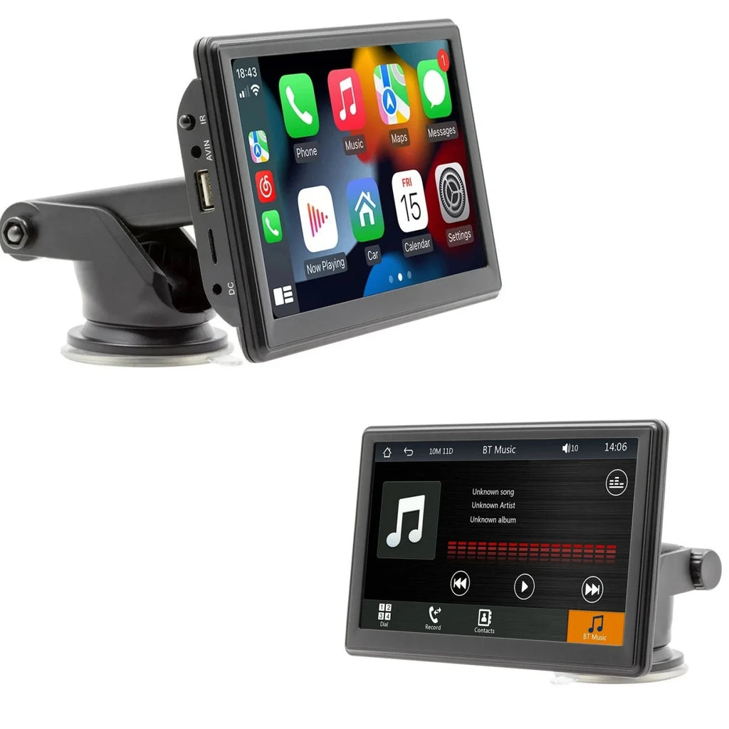 Autoradio MP5 Portable Double DIN 7” – Écran Tactile HD, Bluetooth 5.0, WiFi 2.4G/5G, Lecteur Multimédia Universel