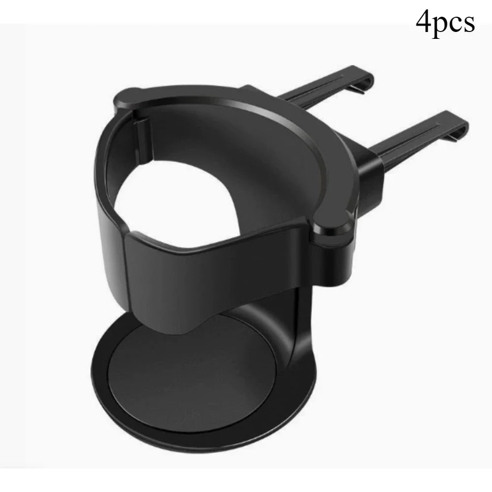 Porte-Gobelet & Cendrier Multifonction pour Voiture – Support de Boisson à Fixation sur Aérateur d’Air – Pour Bouteilles, Gobelets, Canettes