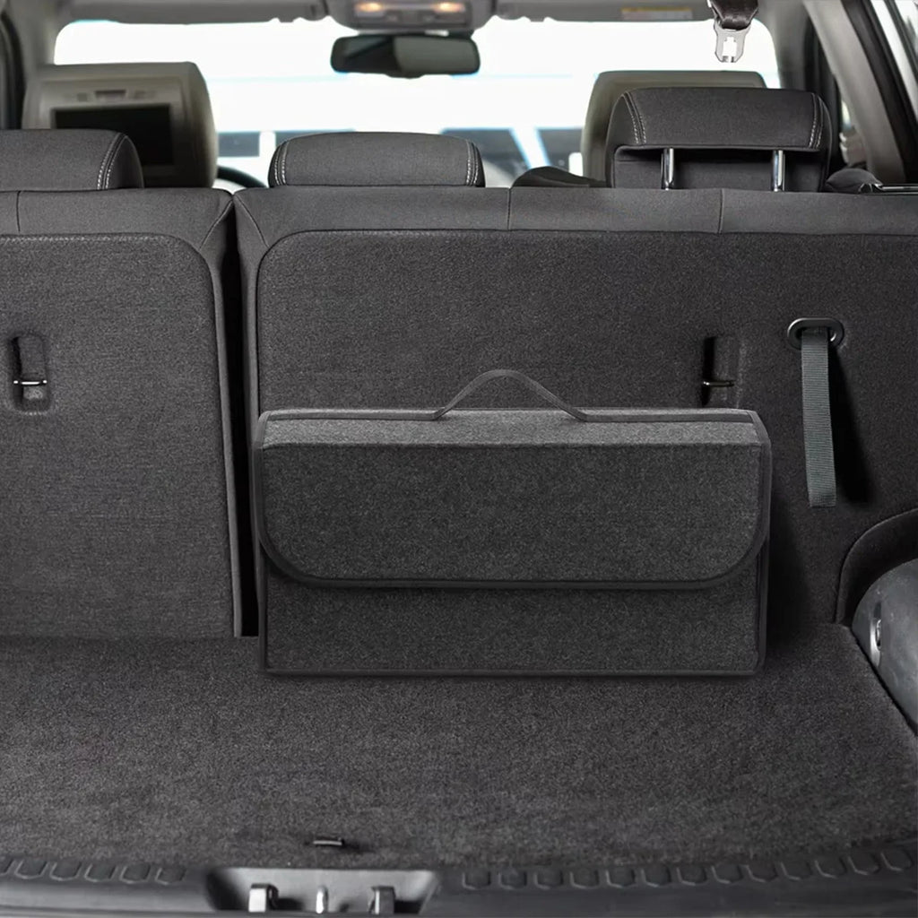 Sac de Rangement Pliable pour Coffre de Voiture – Grande Capacité & Feutre Résistant