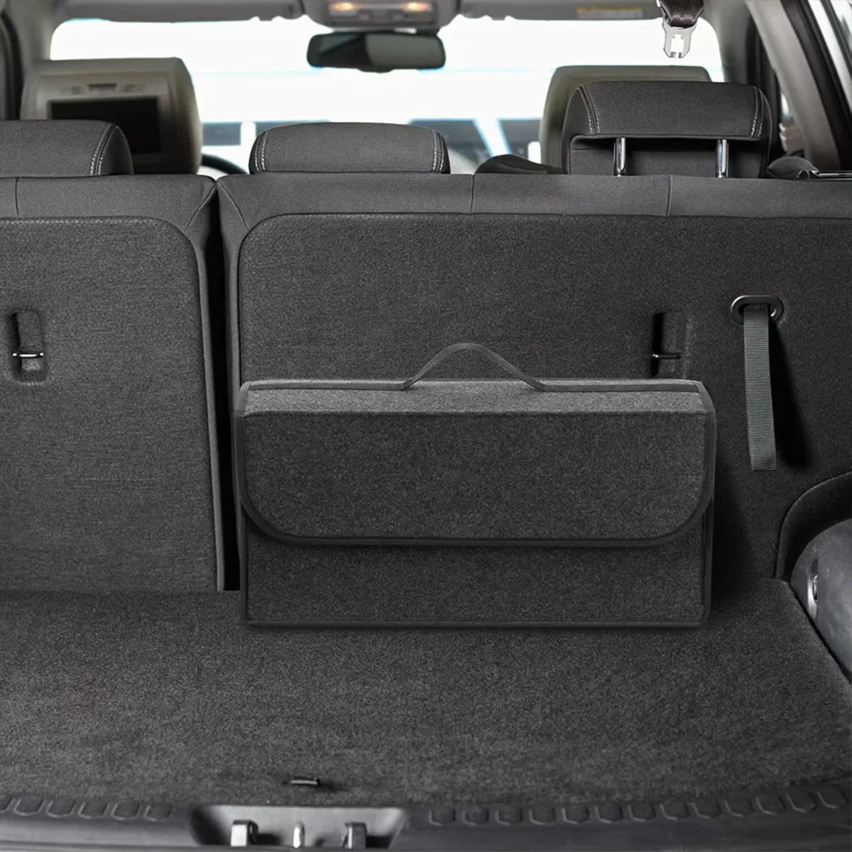 Sac de Rangement Pliable pour Coffre de Voiture – Grande Capacité & Feutre Résistant