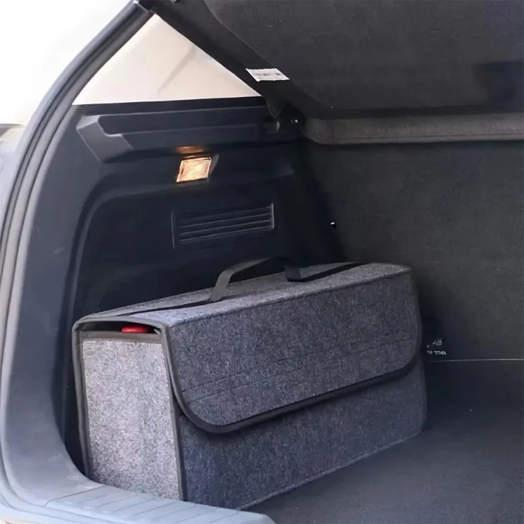 Sac de Rangement Pliable pour Coffre de Voiture – Grande Capacité & Feutre Résistant